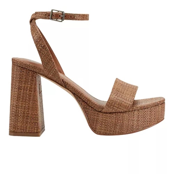 Marc Fisher Sadel Platform Heels Sz 9.5 - Picture 5 of 9